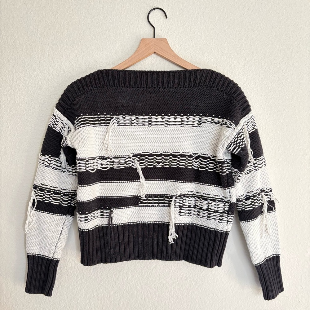 Margaret O’Leary Black and White Sweater